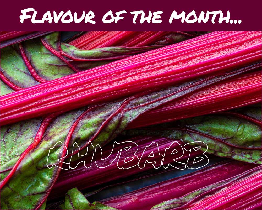 House of Flavour - Flavour of the month - August 2022 Rhubarb
