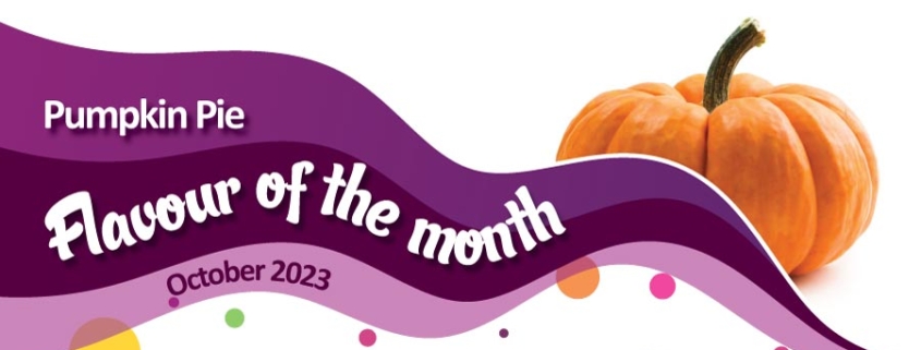 House of Flavour - Flavour of the month - October 2023 Pumpkin Pie