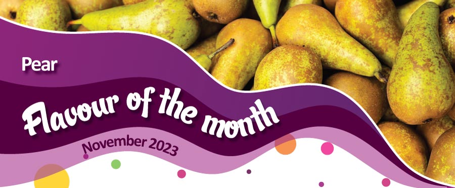 Pear-feature-Image House of Flavour - Flavour of the month - November 2023 Pear